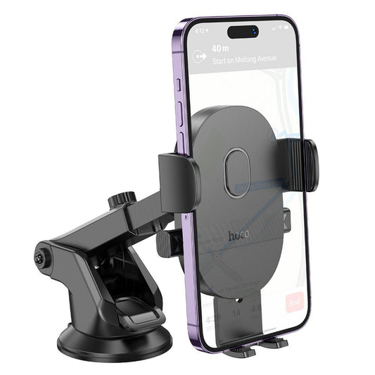 HOCO H19 Car Holder, 4.7inch - 7inch, Black