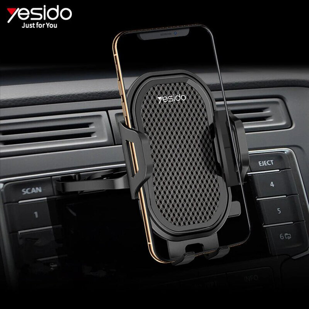 Yesido C84 Car Holder, 4.7inch - 7.4inch, Black