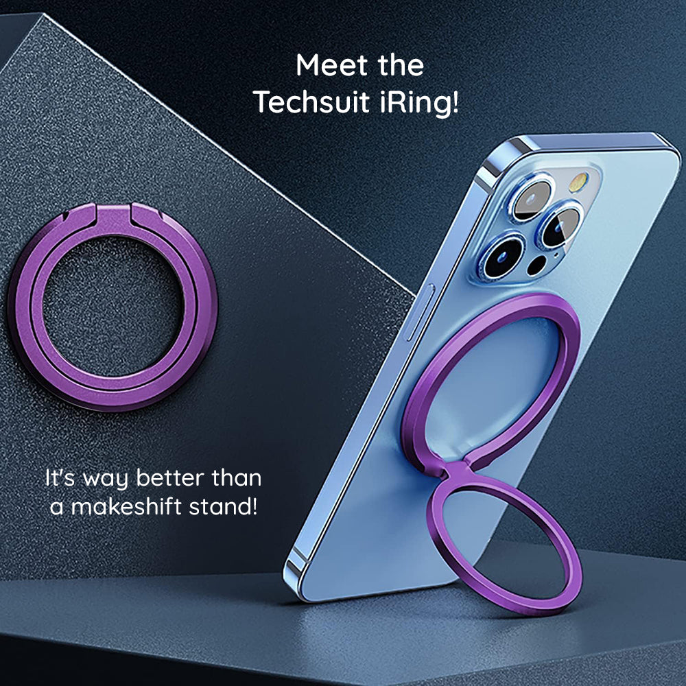 Techsuit MPR3 Ring Holder, Universal, Silver
