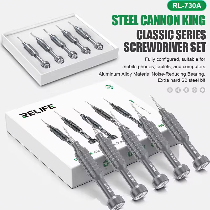 Relife RL-730A Screwdriver, 5in1