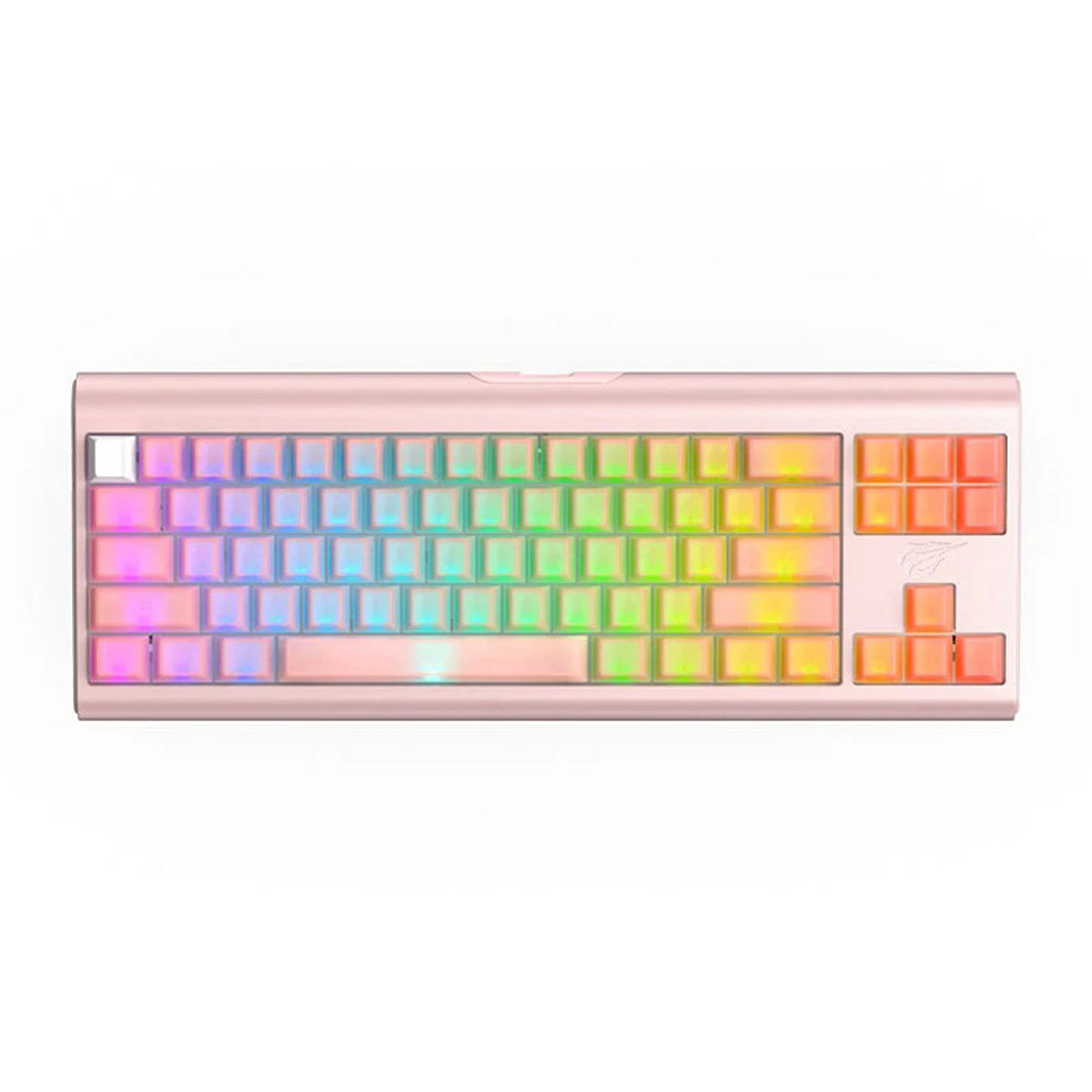 HAVIT KB896L Wired Gaming Keyboard, USB, RGB, 1.2m, Pink