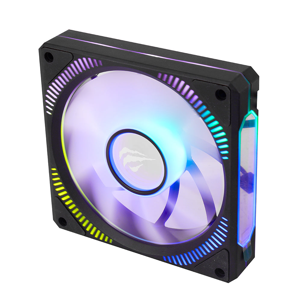 HAVIT F2096 Fan, RGB, 1800RPM, 30dB, 3W, Black