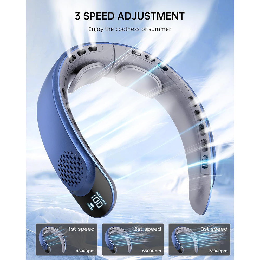 Techsuit S8 Portable Fan, Blue