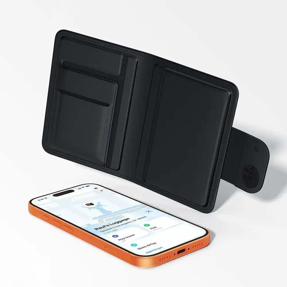 Acefast SmartTag Passport S6 for iOS Series, Black