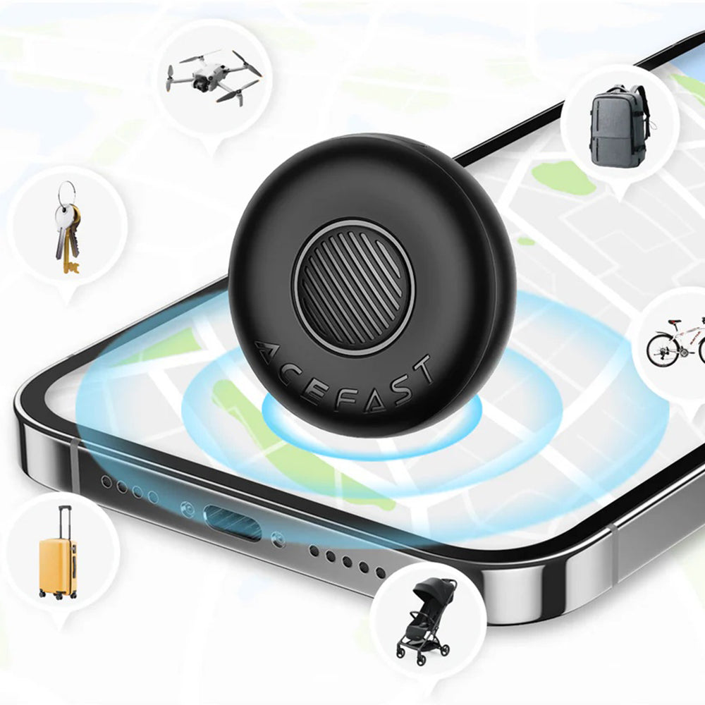 Acefast SmartTag S1 for iOS Series, Set of 4 pieces, Gray