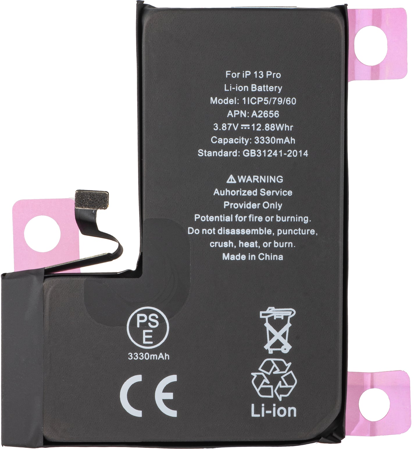 Apple iPhone 13 Pro Battery, Diagnostic High Capacity