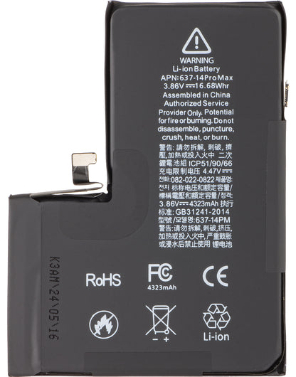 Apple iPhone 14 Pro Max battery with Flex Band BMS integration (no contact welding required) 