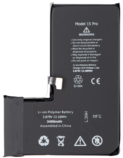 Apple iPhone 15 Pro Battery, High Capacity