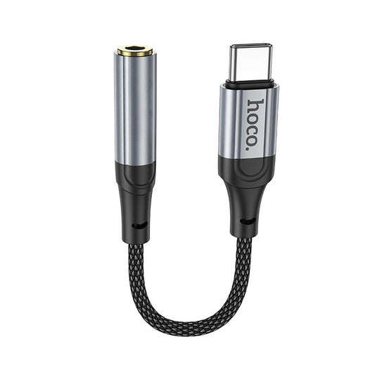 USB-C to 3.5mm Audio Adapter HOCO LS36, Gray