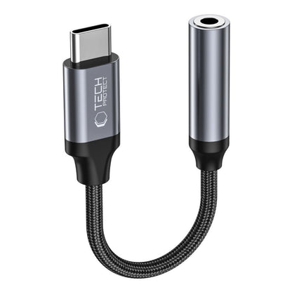 USB-C to 3.5mm Tech-Protect Ultraboost Audio Adapter, Black