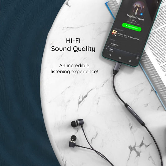 USB-C to 3.5mm Audio Adapter Techsuit AC8 MusicDox, Gray