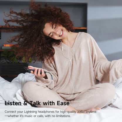 USB-C to Lightning McDodo CA-4870 Audio Adapter, Gray