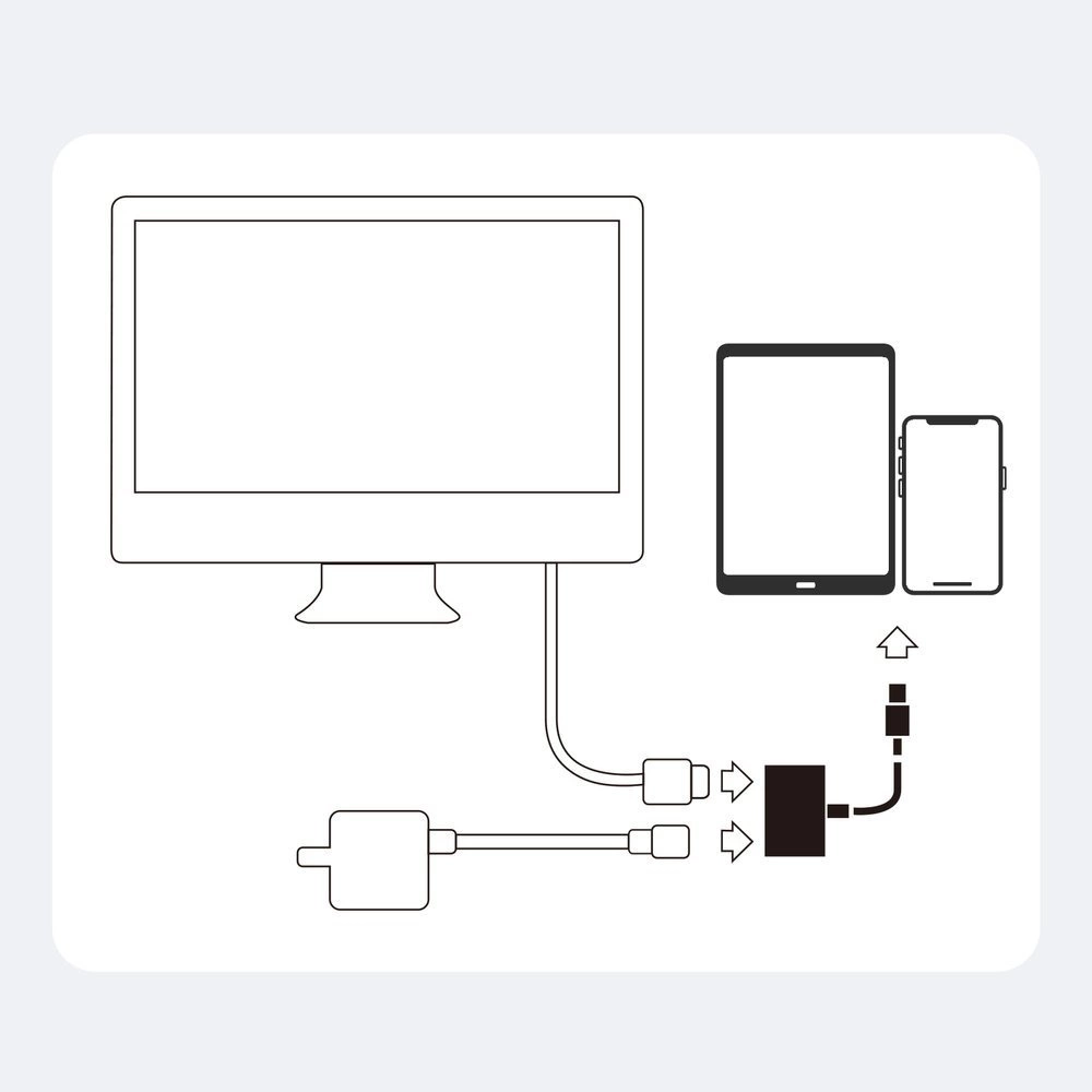 Lightning Audio and Video Adapter - HDMI / Lightning Joyroom S-H141, White