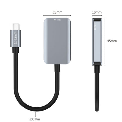 USB-C to HDMI Audio and Video Adapter Tech-Protect Ultraboost, Black