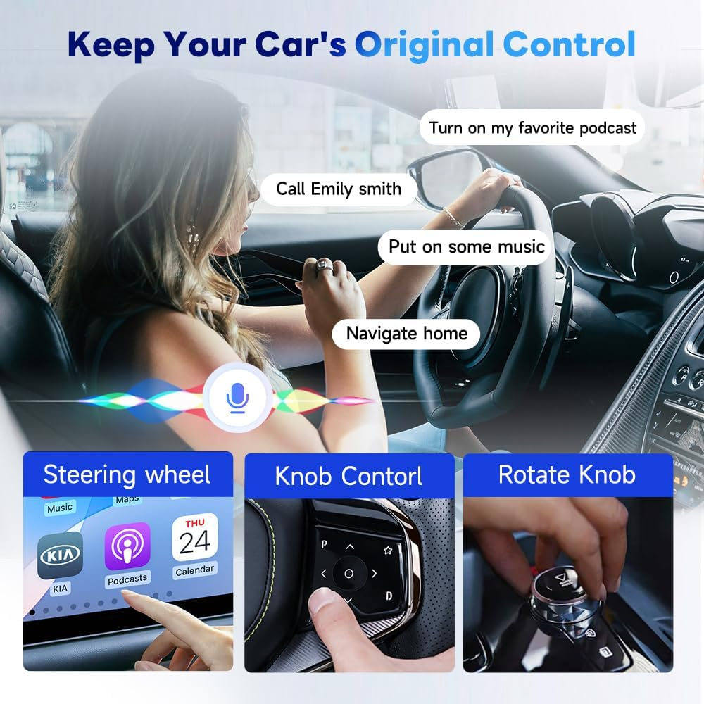 Carplay / Android Auto Wireless Adapter Carlinkit HD2CP Pro for Apple iPhone / Android Series