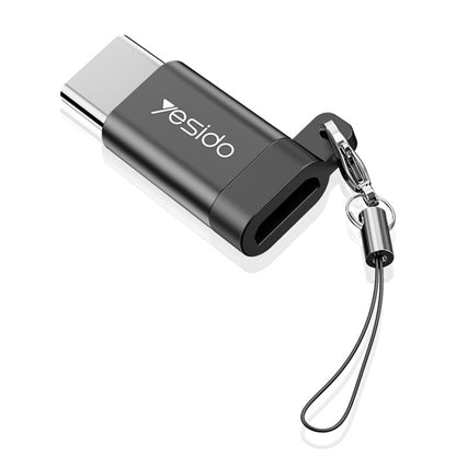 MicroUSB - USB-C Data and Charging Adapter Yesido GS04, Black