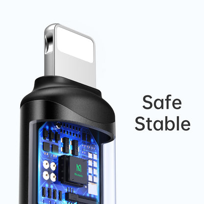 USB-C to Lightning McDodo OT-7680 Data and Charging Adapter, Black