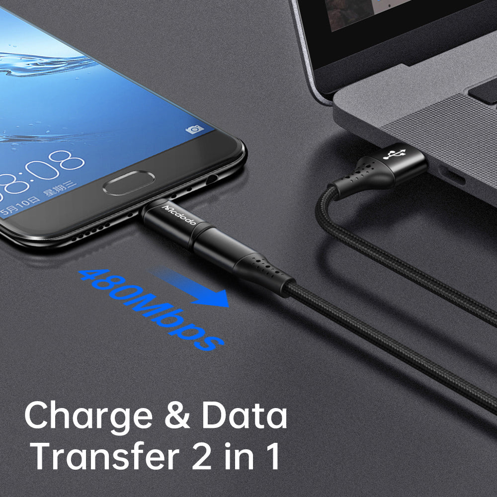 USB-C to microUSB Data and Charging Adapter McDodo OT-7690, Black
