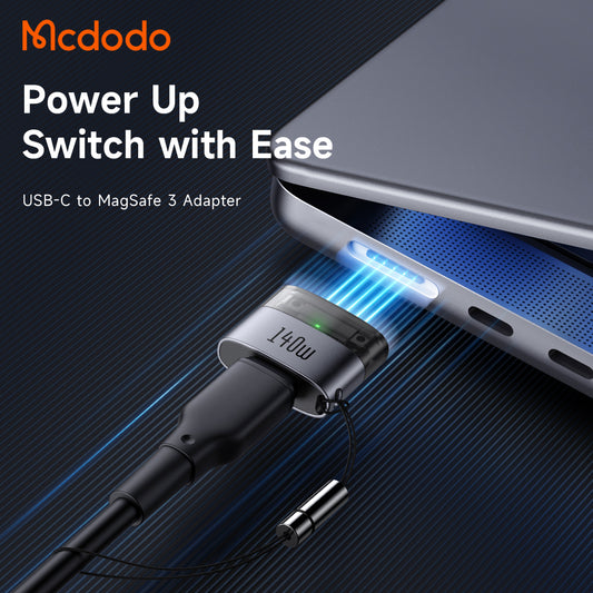USB-C Charging Adapter - MagSafe 3 McDodo OT-8850, Black