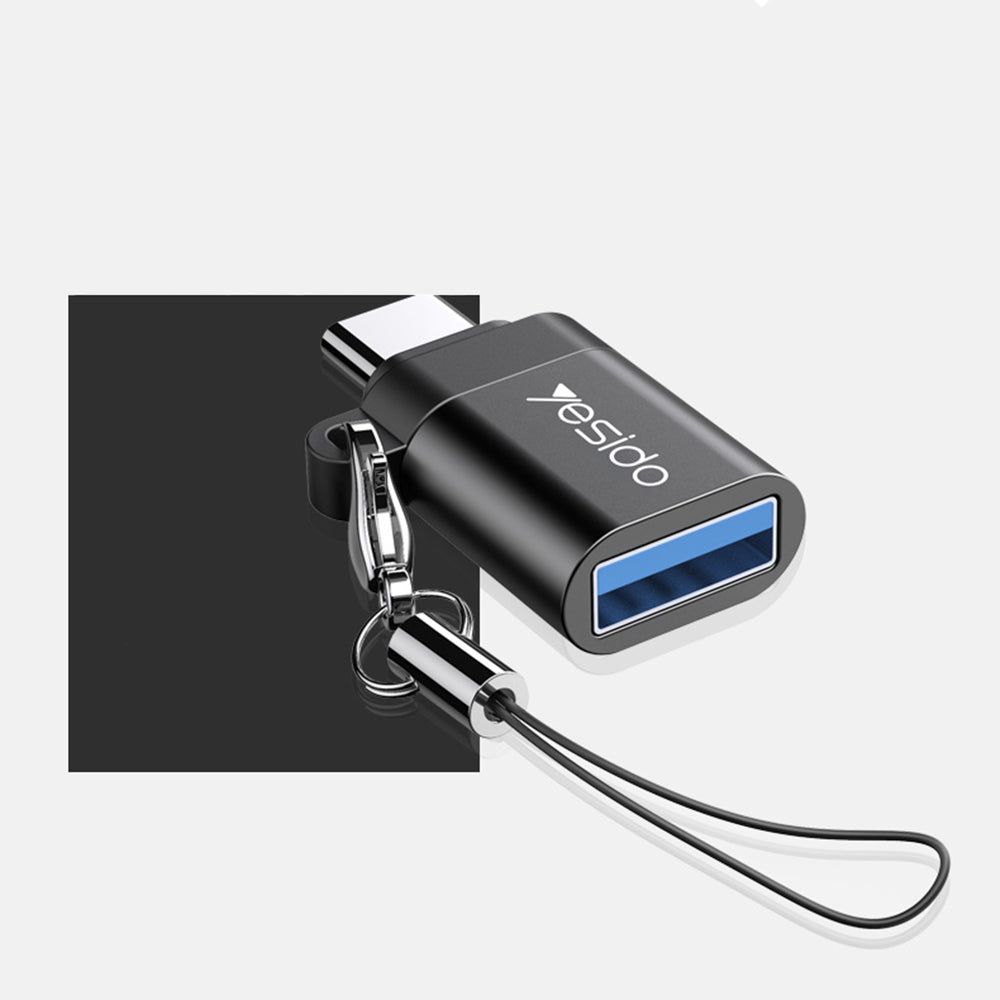 OTG USB-C to USB-A Adapter Yesido GS06, Black