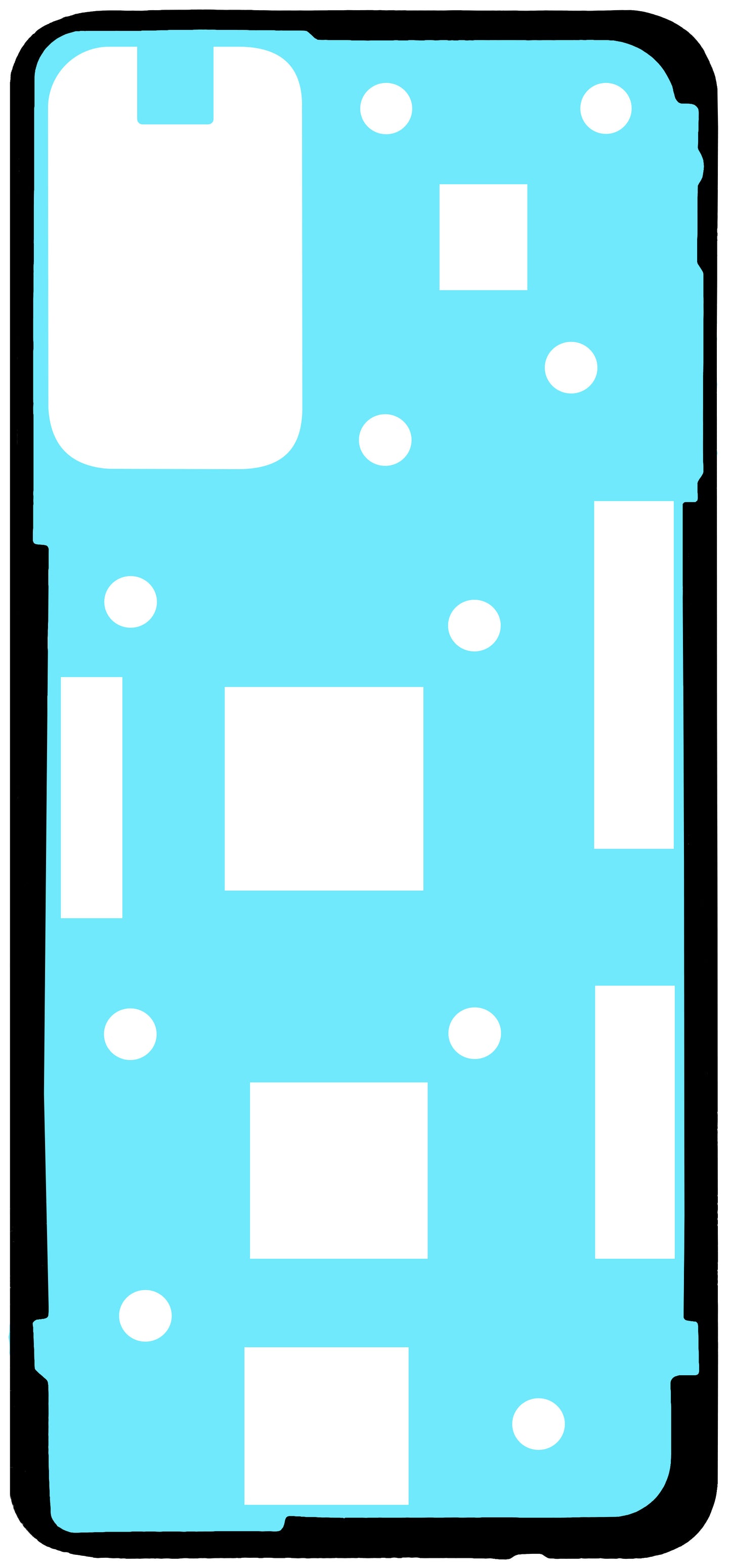 Xiaomi Redmi Note 14 5G Battery Cover Adhesive