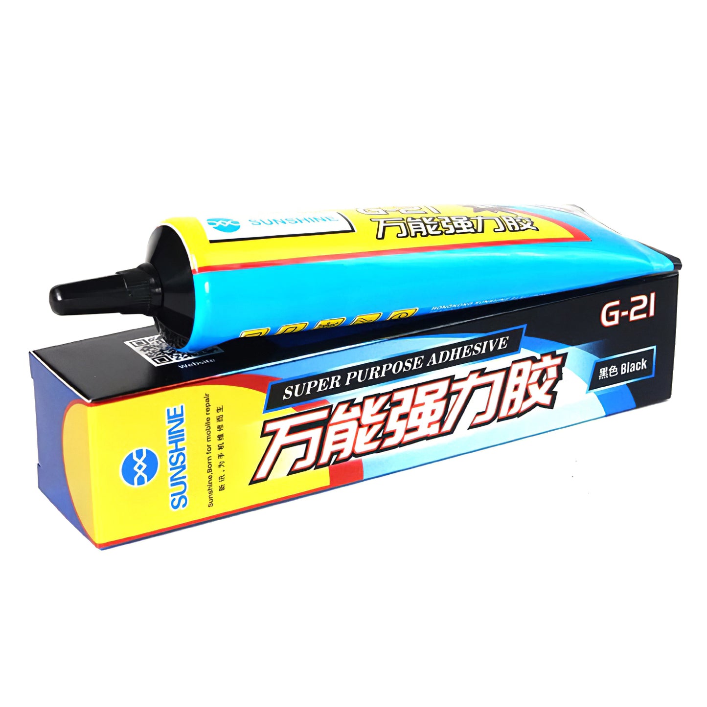 Sunshine G-21 Liquid Adhesive, 50ml, Black
