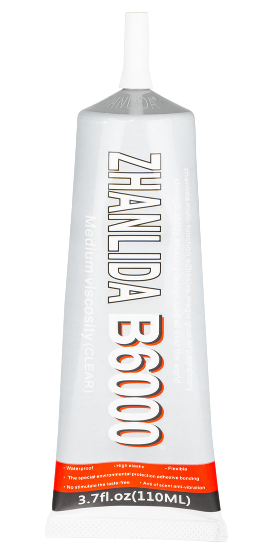 Zhanlida B-6000 Liquid Adhesive, 110ml, Transparent