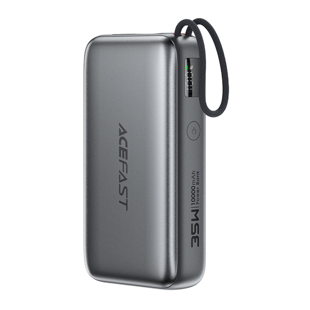 Acefast M32 External Battery, 10000mAh, 35W, PD, 2 x USB-C, Gray