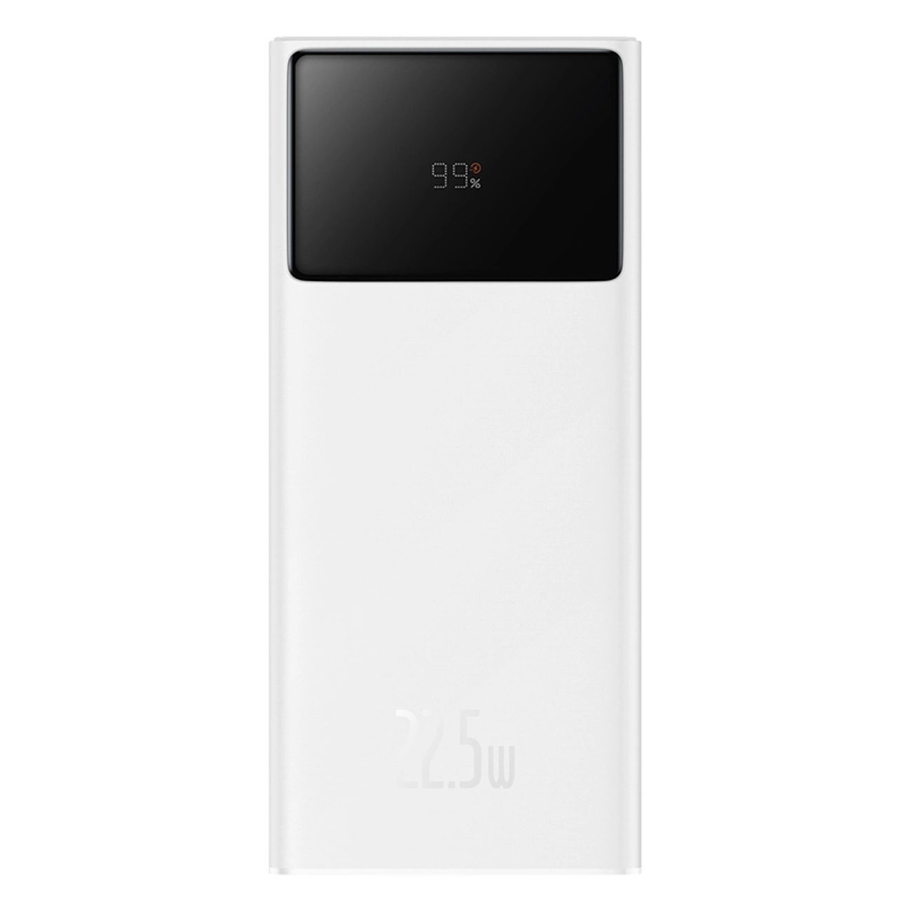 Baseus EnerFill FP41 External Battery, 30000mAh, 22.5W, QC + PD, 1 x USB-C - 2 x USB-A, White E0027K01