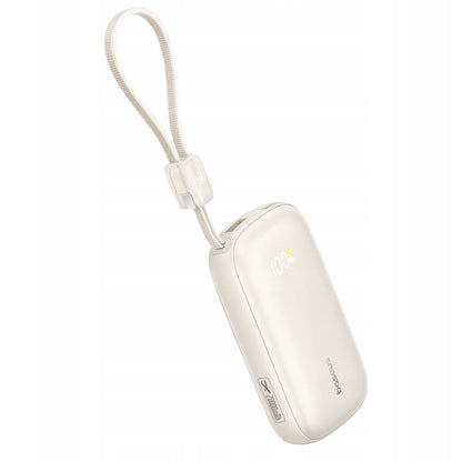 Baseus EnerFill FC21 Qpow 3 Ultra External Battery, 10000mAh, 22.5W, QC + PD, 1 x USB-A - 1 x USB-C, Beige E0027L01