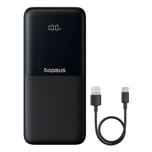 Baseus Lipow External Battery, 10000mAh, 22.5W, QC + PD, 1 x Lightning - 1 x USB-A - 2 x USB-C, Black P10079101123-00