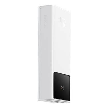 Baseus Star Lord External Battery, 20000mAh, 22.5W, QC + PD, 1 x USB-C - 2 x USB-A, White PPXJ080002