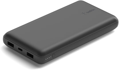 Belkin BoostCharge Pro External Battery, 20000mAh, 15W, 1 x USB-C - 2 x USB-A, Black BPB012btBK