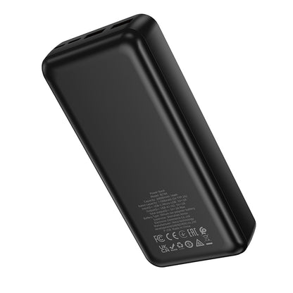 Borofone BJ78A Clever External Battery, 20000mAh, 10W, 2 x USB-A, Black