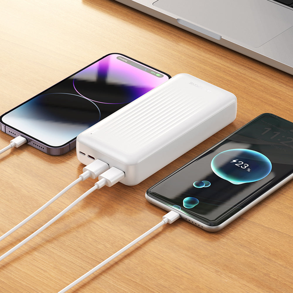 Borofone BJ78A Clever External Battery, 20000mAh, 10W, 2 x USB-A, Black