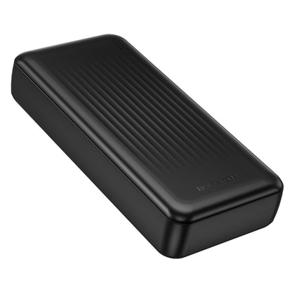 Borofone BJ80A Clever External Battery, 20000mAh, 22.5W, QC + PD, 1 x USB-C - 2 x USB-A, Black