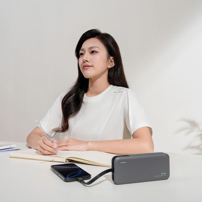 Cuktech LPB200N External Battery, 20000mAh, 40W, QC + PD, 1 x USB-A - 2 x USB-C, Black