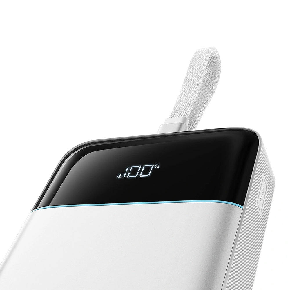Cuktech LPB252N Power Bank, 25000mAh, 120W, QC + PD, 1 x USB-A - 2 x USB-C, White