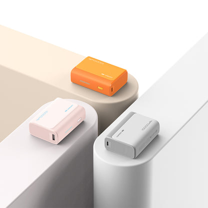 Cuktech CP13 External Battery, 10000mAh, 30W, QC + PD, 1 x USB-A - 1 x USB-C, Pink CUK0PB100DPK
