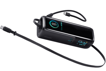 Joyroom PODIX PR70 Power Bank, 25000mAh, 240W, QC + PD, 1 x USB-A - 3 x USB-C, Black