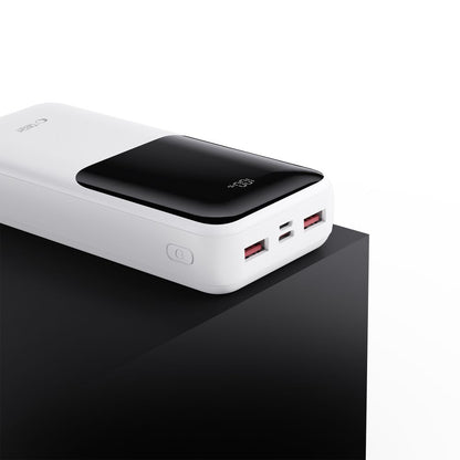 Tech-Protect PB02 External Battery, 20000mAh, 22.5W, QC + PD, 1 x USB-C - 2 x USB-A, White