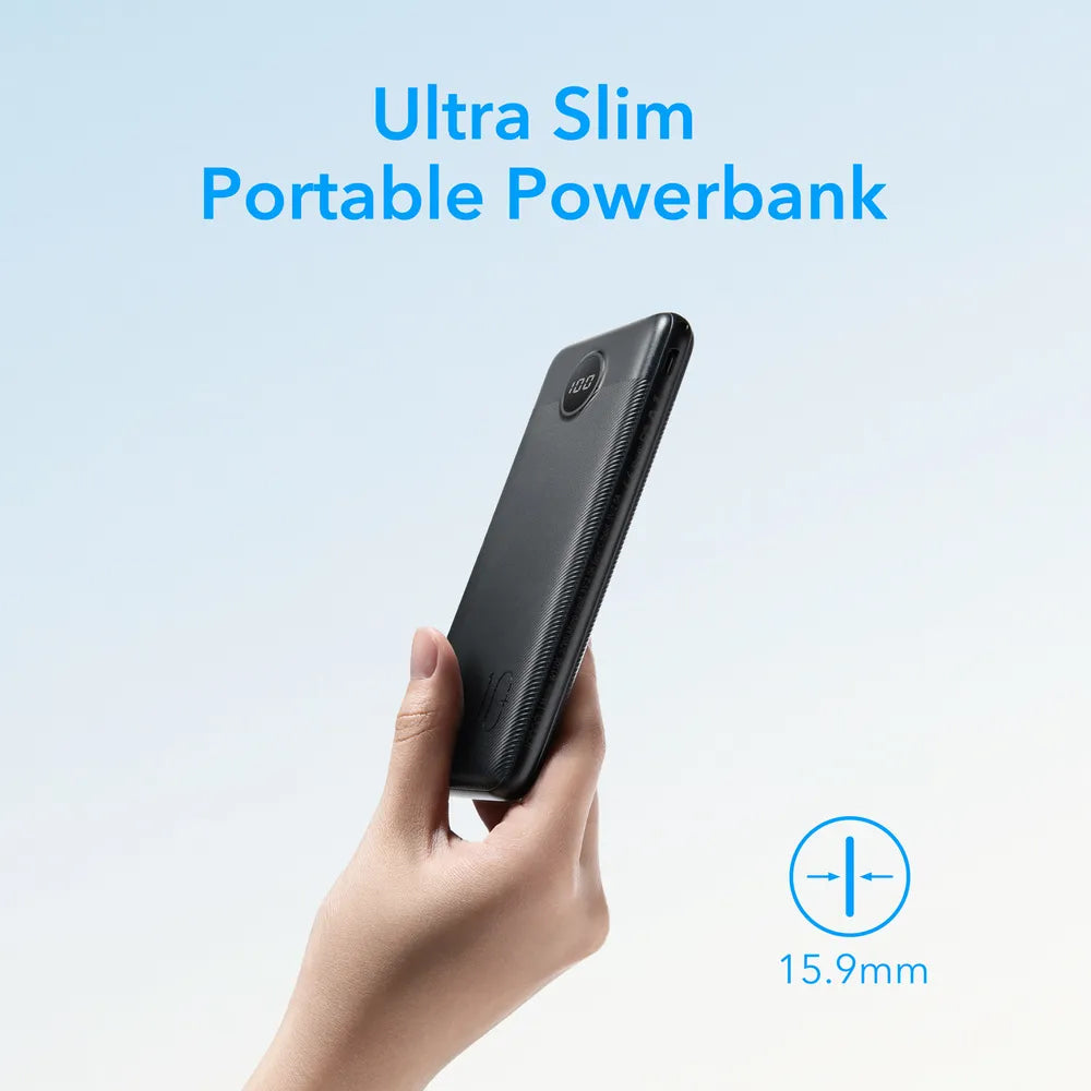 External Battery Veger L10S, 10000mAh, 20W, QC + PD, 1 x USB-C - 2 x USB-A, Black