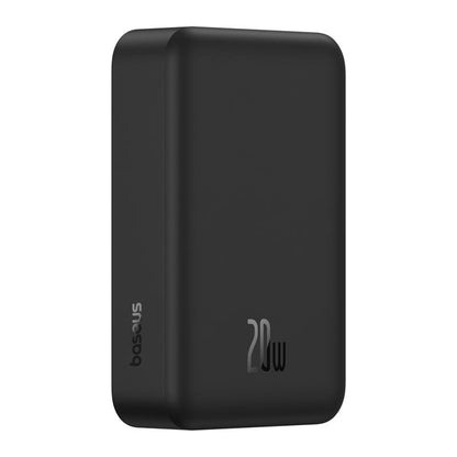 Baseus EnerFill FM41 Mini Wireless External Battery, 20000mAh, 20W, PD + FQI, 1 x QI - 1 x USB-C, Black E0027U00