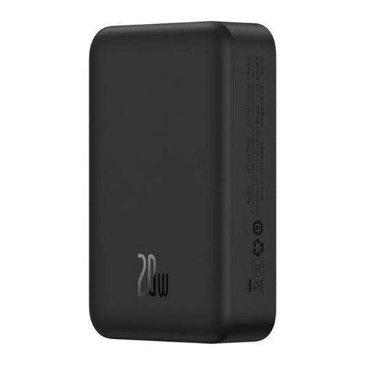 Baseus EnerFill FM41 Wireless External Battery, 20000mAh, 20W, PD - FQI, 1 x QI - 1 x USB-C, Black E0027U00