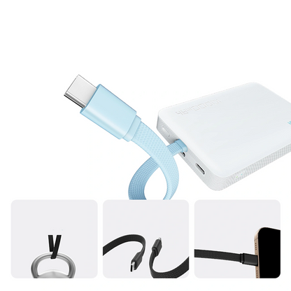 Cuktech CP132ML Wireless External Battery, 10000mAh, 22.5W, PD + QI, 2 x USB-C, White