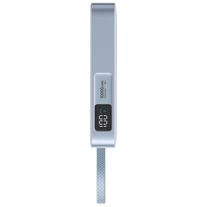 UGREEN MagFlow PB773 Wireless External Battery (65958B), 10000mAh, 25W, PD + FQI, 1 x QI - 2 x USB-C, Blue