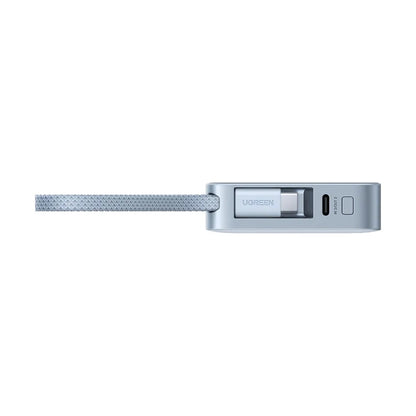 UGREEN MagFlow PB773 Wireless External Battery (65958B), 10000mAh, 25W, PD + FQI, 1 x QI - 2 x USB-C, Blue