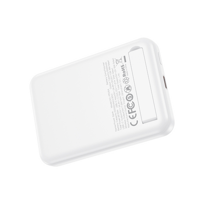 XO Design PR264 Wireless External Battery, 10000mAh, 20W, PD + FQI, 1 x USB-C, White