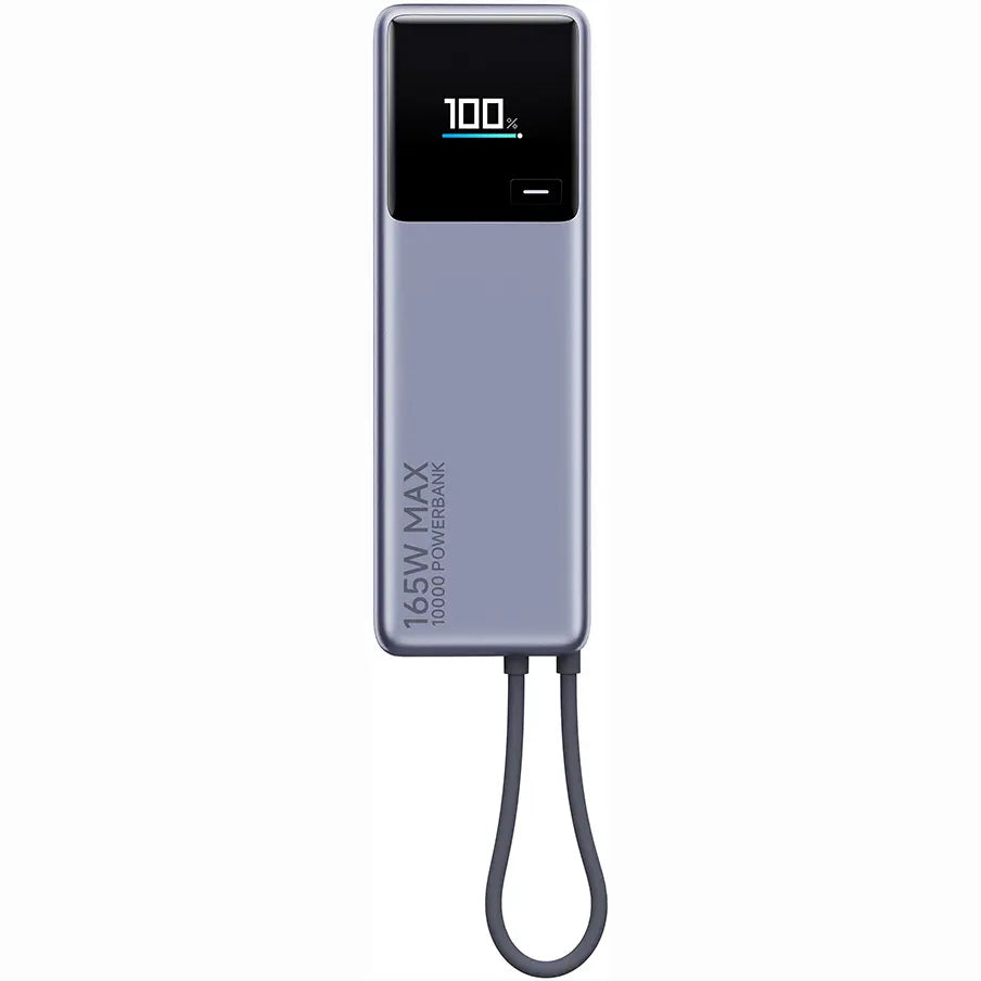 Xiaomi External Battery, 10000mAh, 165W, PD, 2 x USB-C, Gray PB1165MI