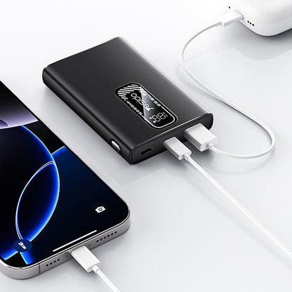 Yesido YP92 External Battery, 5000mAh, 22.5W, QC + PD, 1 x USB-A - 1 x USB-C, Black